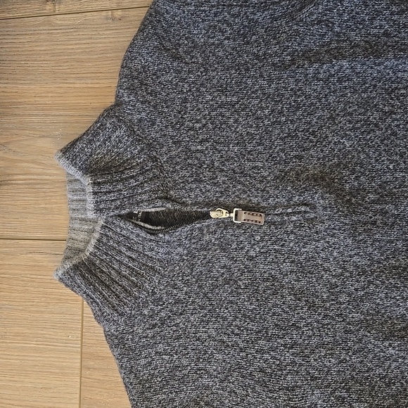 Daniele Blasi Wool Blend Quarter Zip Sweater - Picture 2 of 7